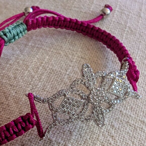 CZ adjustable bracelet - Picture 2 of 2